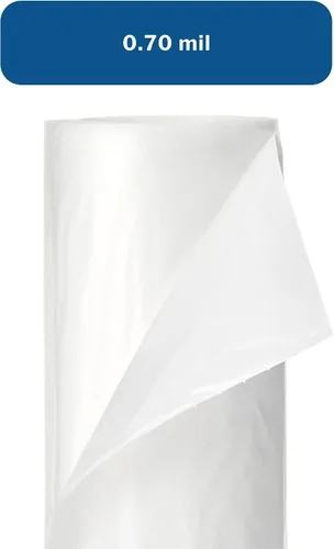Vista 3 de McKesson - Revestimientos para botes de basura, extra resistentes, parte inferior sellada con estrellas, 0.70 mil, transparente, capacidad de 16