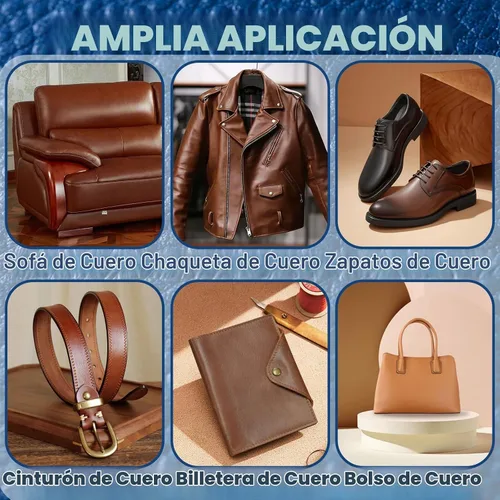 Vista 6 de Adhesivo de cuero, 120ML de cemento adhesivo de reparación de cuero, súper pegamento con cepillo para bolsos, sofás, muebles, asiento de coche