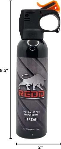 Vista 5 de Redd, Tactical OC/CS - Spray pimienta Kodiak Top Stream (9 onzas)