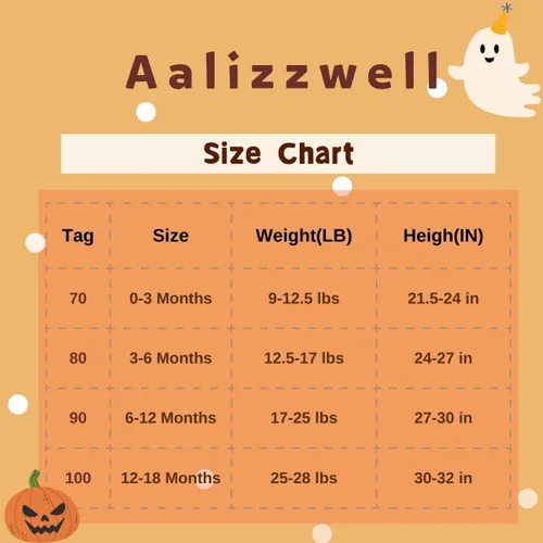 Vista 6 de Aalizzwell Mameluco para bebés y niñas