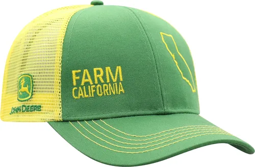 Vista 41 de John Deere Gorra de béisbol con logotipo y malla trasera con contraste, para hombre