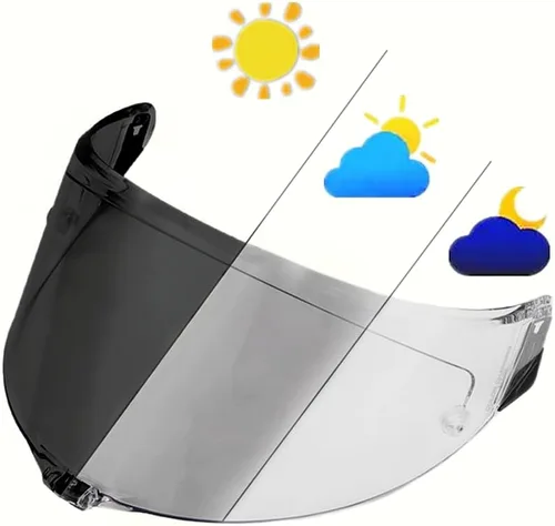 Vista 6 de BSTOP Casco Visera Anti Niebla Película para AGV PISTA, CORSA R Visera Casco Moto (película antivaho)