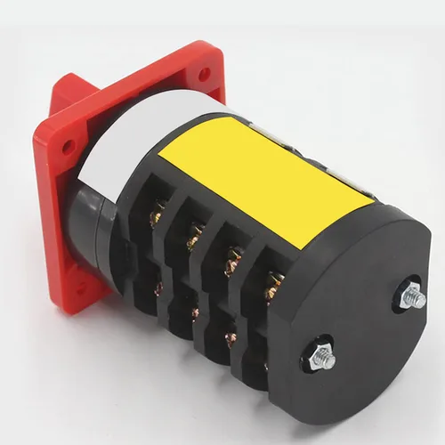 Vista 4 de Interruptor selector de cambio universal, interruptor de transferencia de potencia, 3 posiciones 16 terminales, HZ5D-20/04 M08 de dos velocidades