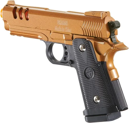 Vista 3 de GoldenBall 2011 Compacto Pesado Serie Airsoft Primavera Pistola (Color: Dorado)