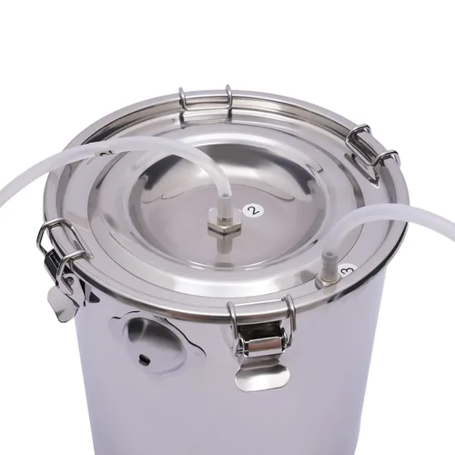 Vista 7 de Milk Machine, 5L Vacuum Goat Milking Kit, 110V, Farm, Backyard Use