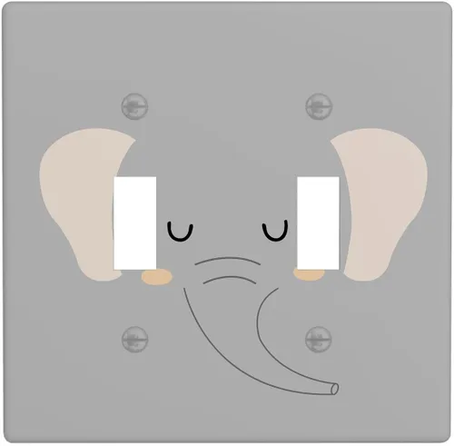Vista 47 de Lindo Koala - Placa de interruptor de luz de 1 banda, placa de pared basculante individual, placa decorativa eléctrica GFCI para decoración