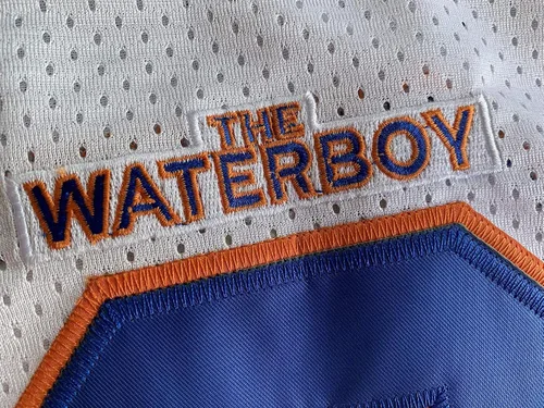 Vista 4 de The Waterboy #9 Bobby Boucher Adam Sandler 50th Anniversary Movie Mud Dogs Bourbon Bowl Football Jersey S-XXXL