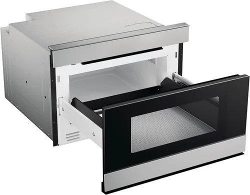 Vista 5 de SHARP SMD2489ES Horno de microondas inteligente tipo cajón con apertura Easy Wave, 24 pulgadas, 1.2 pies cúbicos, 950 vatios, panel de control