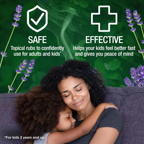 Vista 9 de Mentholatum Ungüento de Fricción Vaporizante Nocturno, Aroma a Lavanda, Supresor de Tos de Fuerza Máxima, Fricción Tópica para el Pecho y Pomada