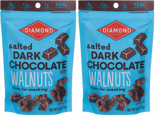 Vista 23 de Diamond of California Sal rosa del Himalaya nueces de walnut, 4 oz.