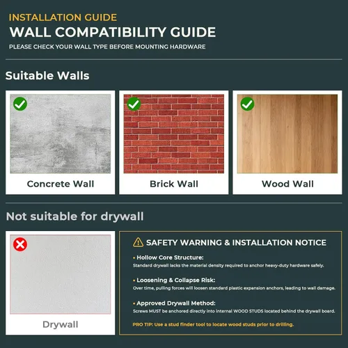 Vista 5 de Perchero Industrial de Tubo de Hierro para Colgar Ropa, Barra de Ropa Montada en Pared DIY, Estante de Ropa de Alta Resistencia para Dormitorio Negro