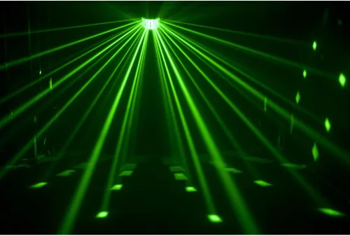 Vista 5 de CHAUVET DJ Mini Kinta IRC Compact LED Derby DJ Efecto Luz w/Capacidad Inalámbrica