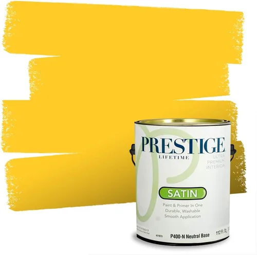 Vista 153 de PRESTIGE Pinturas de pintura exterior e imprimación en uno, 1 galón, plano, combinación comparable de Benjamin Moore* Pila de heno