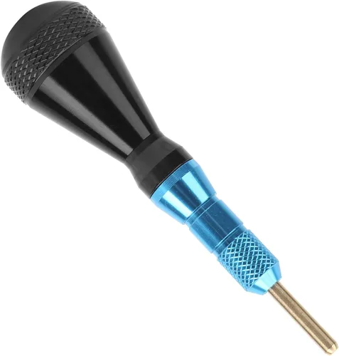 Vista 6 de Dilwe Removedor de puntas, herramienta para quitar extractor de punta con herramienta de punta suave para puntas rotas, herramienta de punta (azul)