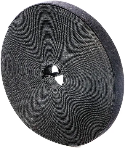 Vista 7 de Cinta de velcro reutilizable para sujetar cables, rollo de 3/4 de pulgada de doble cara con gancho