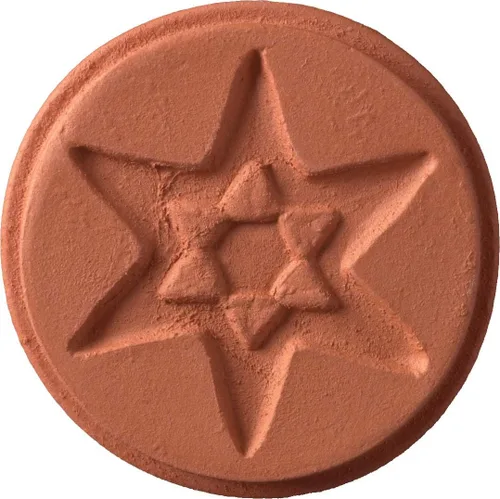 Vista 10 de JBK Pottery Sellos de Galletas de Terra Cotta para Hornear, Seguros para Horno y Lavavajillas - Cortador de Galletas, Moldeador, Prensa de Sellos