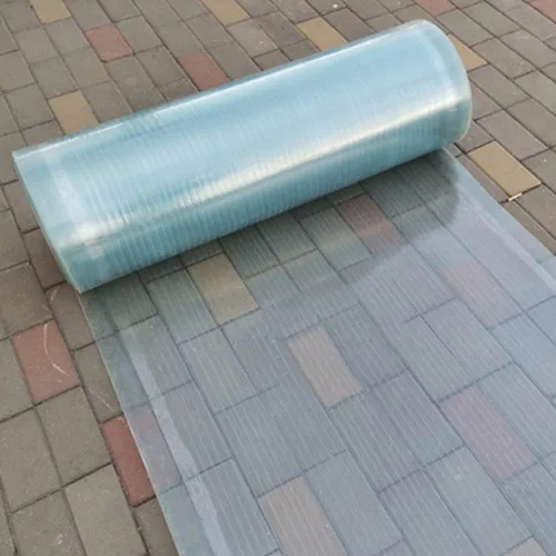 Vista 2 de GZHERVICES Hoja de techo de policarbonato, panel de fibra de vidrio de 0.031 in fácil de doblar y cortar, aislamiento impermeable para toldo