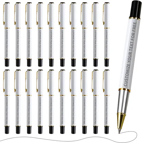 Vista 5 de ¡Haz tu marca con bolígrafos personalizados! Obtén bolígrafos personalizados con grabado de nombre a granel, perfectos para eventos, regalos o uso