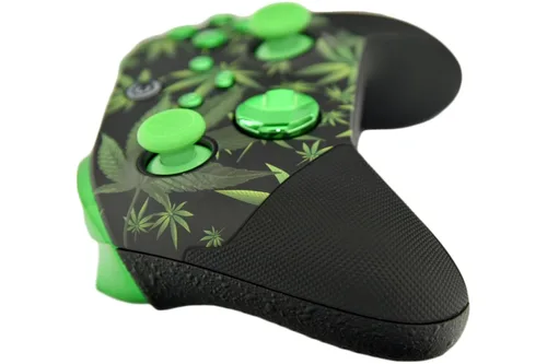 Vista 5 de Custom Controllerzz Pro Series Custom Wireless Controller for Xbox Series XS, Xbox One, & PC - Multiple Designs Available (Weeds)