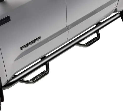 Vista 9 de N-FAB Estribos Nerf Negro Texturizado, de rueda a rueda D0289QC-TX Para Dodge RAM 1500 2002-2008, 2002-2009 2500 / 3500 Quad Cab 6.4' de cama