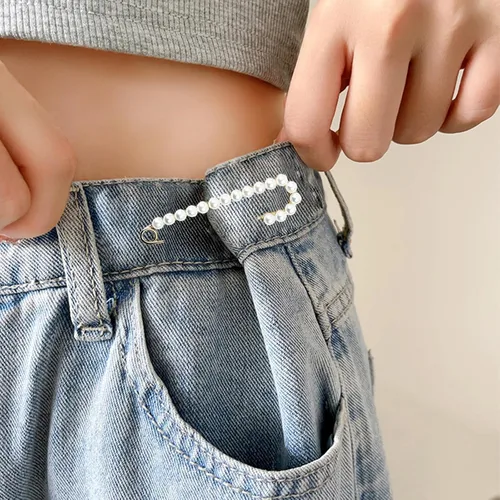 Vista 6 de 12 clips de chal para suéter retro, broches de perlas de cristal sintético para mujeres y niñas, accesorio de disfraz