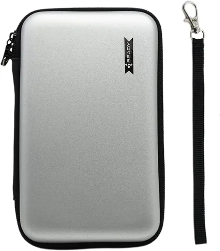 Vista 2 de BEADY Carrying Case for Nintendo NEW3DS XL, NEW3DS LL, 3DS XL, 3DS LL Storage case Console Storage case Silver Gray