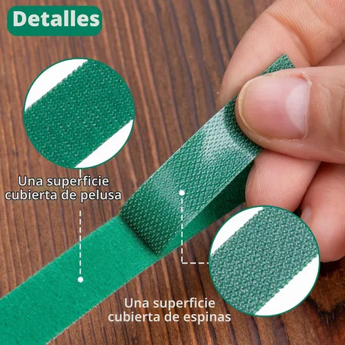Vista 3 de 60 Piezas Lazos de Guirnalda de Navidad - 12" Lazos Ajustables de Guirnalda Navideña - Correas de Cable de Nailon Reutilizables para Plantas