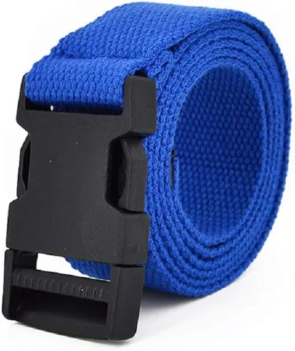 Vista 20 de AIBEARTY Cinturón de lona con hebilla ajustable, cintura larga para mujeres, hombres, adolescentes