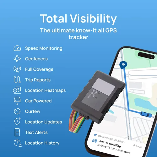 Vista 5 de Brickhouse Security Livewire 4 4G LTE - Rastreador GPS automático, seguimiento de vehículos y flotas, geocercas y alertas de velocidad