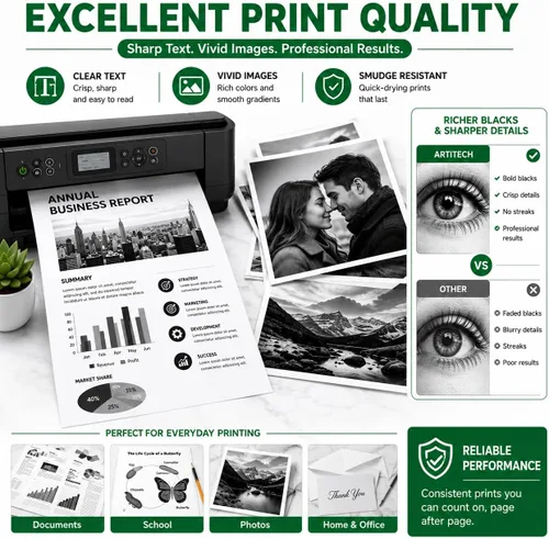 Vista 5 de CLI-42 Pixma Pro-100 - Cartucho de tinta de repuesto para Canon CLI42 GY CLI-42 LGY compatible con impresoras Pixma Pro-100 Pro-100s, paquete de 4