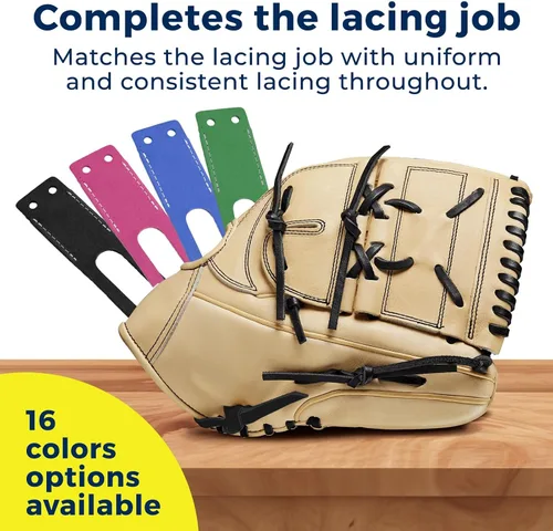 Vista 2 de TOFL Baseball Thumb & Pinky Replacement Loops for Baseball Gloves & Softball Mitts to Match Glove Relace Kit