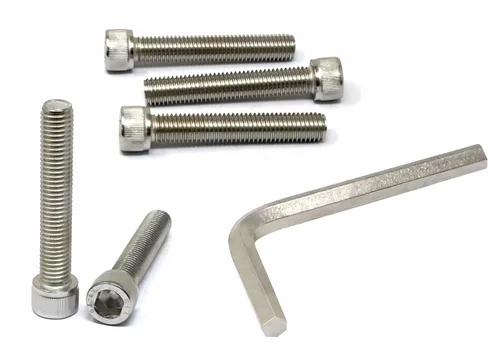 Vista 68 de iexcell Kit de tornillos de cabeza hexagonal de acero inoxidable 304, 100 unidades M2 x 0.157 in, paso de rosca de 0.016 in