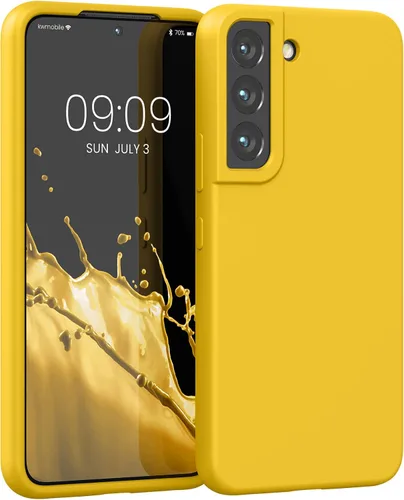 Vista 156 de kwmobile Funda compatible con Samsung Galaxy S9 - Funda de silicona TPU con acabado suave - Blue Reef