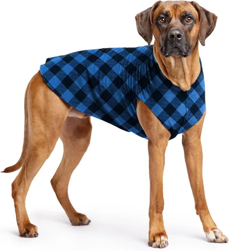Vista 59 de Abrigo elástico de lana para perro, ropa suave y cálida para perro, suéter elástico para mascotas, lavable en lavadora, ecológico, para todo el año