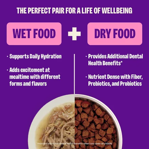 Vista 7 de Wellness CORE Signature Selects - Alimento húmedo enlatado grueso para gatos adultos, natural, rico en proteínas, sin granos, receta de carne de res