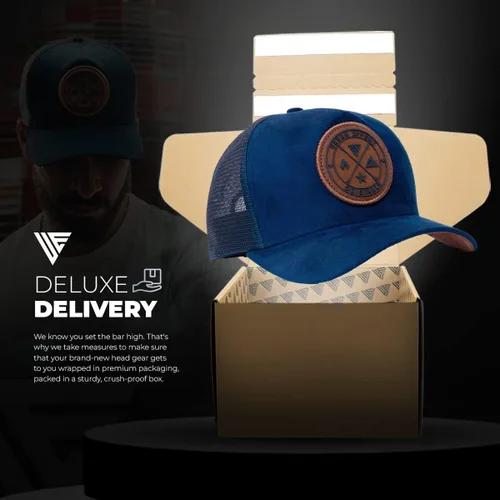 Vista 65 de Urban Effort Gorra trasera de malla, para hombres y mujeres, gorra de béisbol de 5 paneles, gran cierre a presión para caza y senderismo