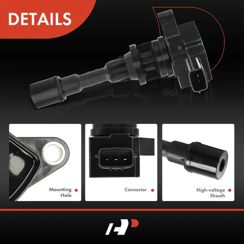 Vista 5 de A-Premium Paquete de bobinas de encendido del motor compatible con Mazda 5 2006 2007 L4 2.3L