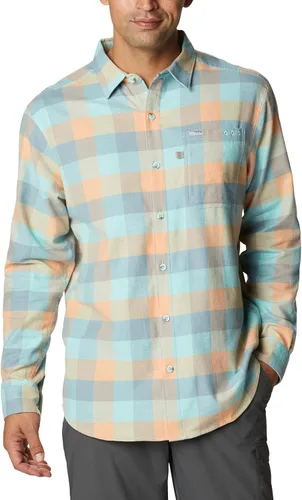 Vista 11 de Columbia Slack Tide Flannel Ls para hombre Cuadros Multi Guacamayo Azul