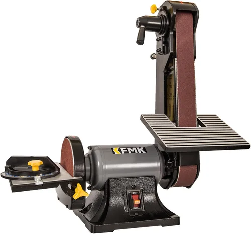 Vista 8 de Combinación de lijadora de banda de 1" x 30" y lijadora de disco de 6" de velocidad variable, motor de accionamiento directo de 3/4 HP, disco