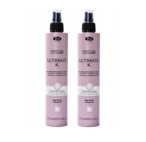 Vista 8 de Lisap Protector térmico para el cabello, spray líquido liso definitivo, productos para el cabello antiencrespamiento, protección térmica