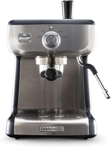 Vista 2 de Calphalon BVCLECMP1 Temp iQ - Máquina de café expreso con varita de vapor, acero inoxidable