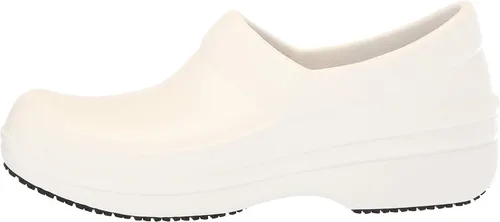 Vista 11 de Crocs Neria Pro II - Crocs embellecidos para mujer Zapatos de trabajo antideslizantes, blanco, 5