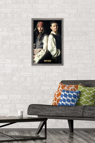 Vista 2 de Trends International Disney Pirates of the Caribbean: The Curse of the Black Pearl - Póster de pared dúo, 14.725 x 22.375 pulgadas, versión