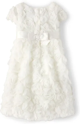Vista 2 de Gymboree Vestidos elegantes de manga corta para niñas pequeñas
