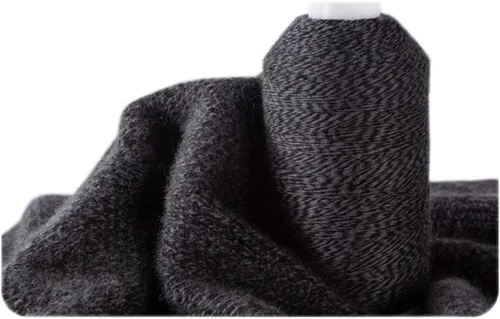 Vista 35 de Hilo 100% de cachemira, 100g de cachemira mongola lujosamente suave pura en cono para tejer a mano y ganchillo (flor beige)