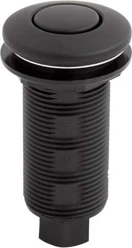 Vista 9 de Interruptor de aire de doble salida para fregadero, negro mate Mate negro