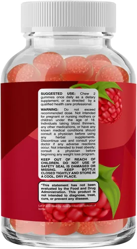 Vista 2 de Brain Gummies - Gomitas de vitamina B12 para concentración y claridad en la memoria, 90