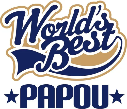 Vista 3 de CafePress Papou (Worlds Best) Taza de café de cerámica (11 oz (11.0 fl oz)