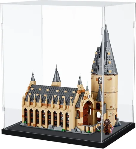Vista 11 de DuvinDD Vitrina de acrílico para Lego Flowers Plum Blossom 10369 Lego Botanicals Lucky Bamboo 10344 Coleccionables, caja de exhibición transparente