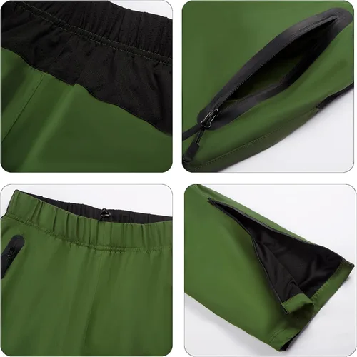 Vista 6 de K.E.J. Chaqueta de lluvia de golf, impermeable, trajes de lluvia de golf para hombres, equipo de lluvia de golf